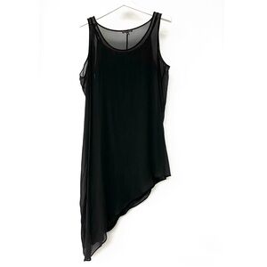 EILEEN FISHER Silk Asymmetric Dress/Tunic, Sz M, Retail $295